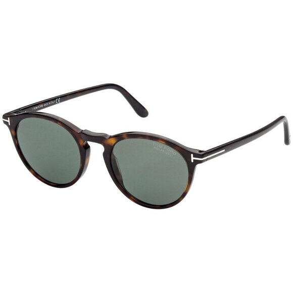 NEW TOM FORD FT0904 52R Classic Dark Havana/Green Polarized TF904 52R